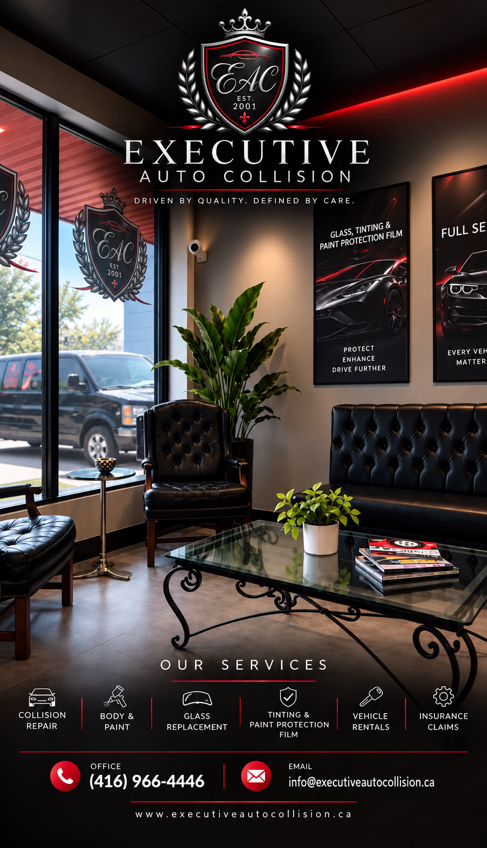 Executive Auto Collision reception